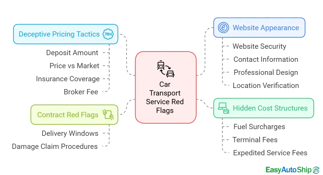 4 Major Car Transport Cheap Quotes Red Flags